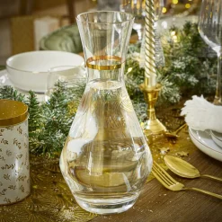 Gifi Carafe en verre goulot liseré doré 1,3L Online