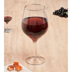 Gifi Carafe en verre transparent en forme de verre