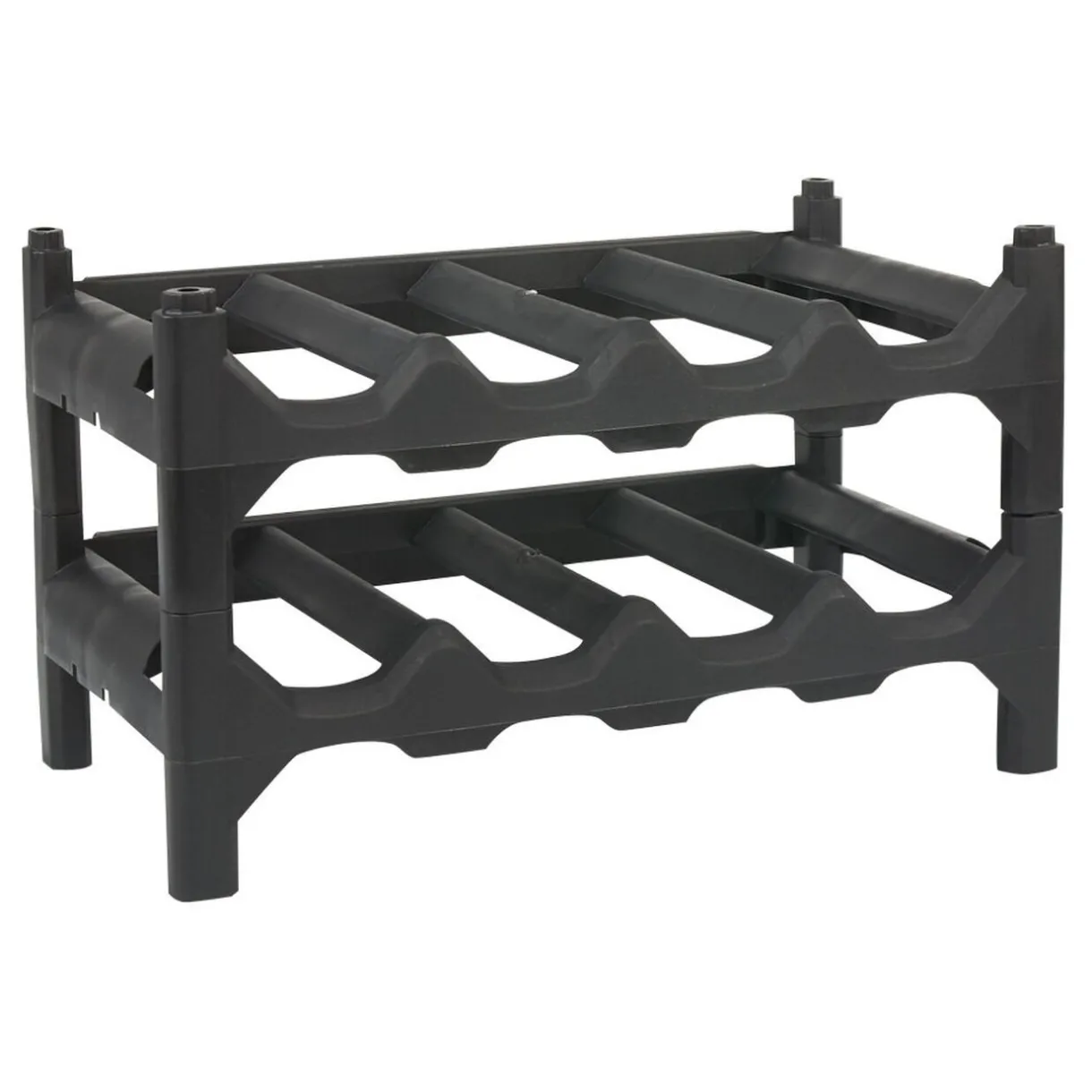 Gifi Casier pour 8 bouteilles noir Clearance