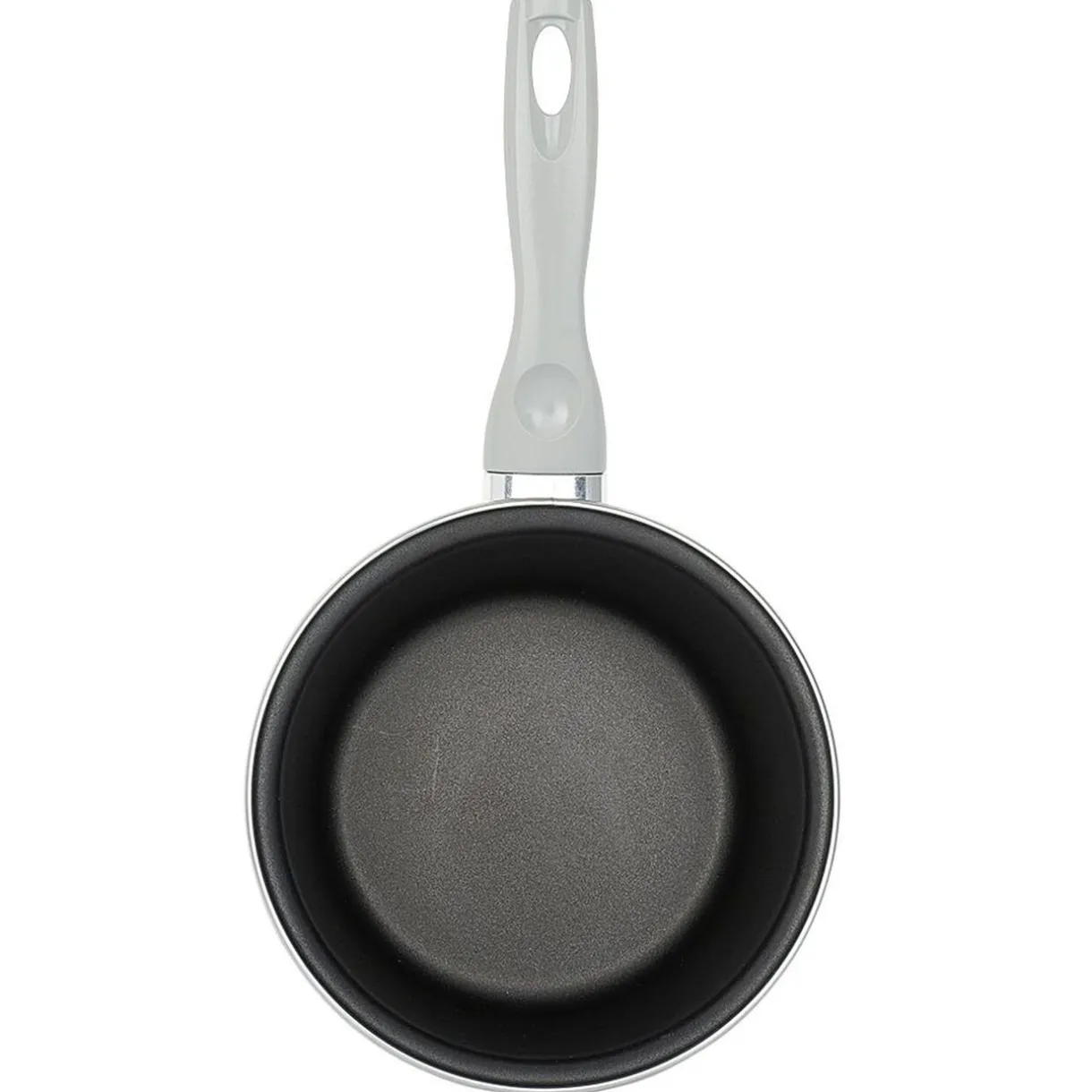 Gifi Casserole acier émaillé noir et blanc Ø 18 cm Best