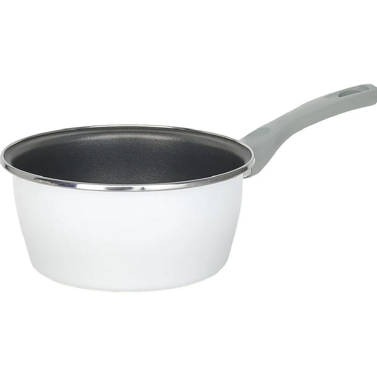Gifi Casserole acier émaillé noir et blanc Ø 20 cm Sale