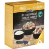 Gifi Casserole aluminium noir x3 avec poignée amovible x1 Discount