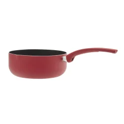 Gifi Casserole aluminium noire et rouge Best