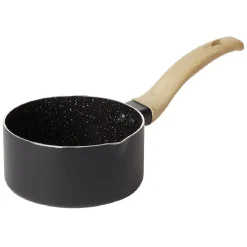 Gifi Casserole antiadhérente poignée soft touch beige et noir Ø14cm Hot