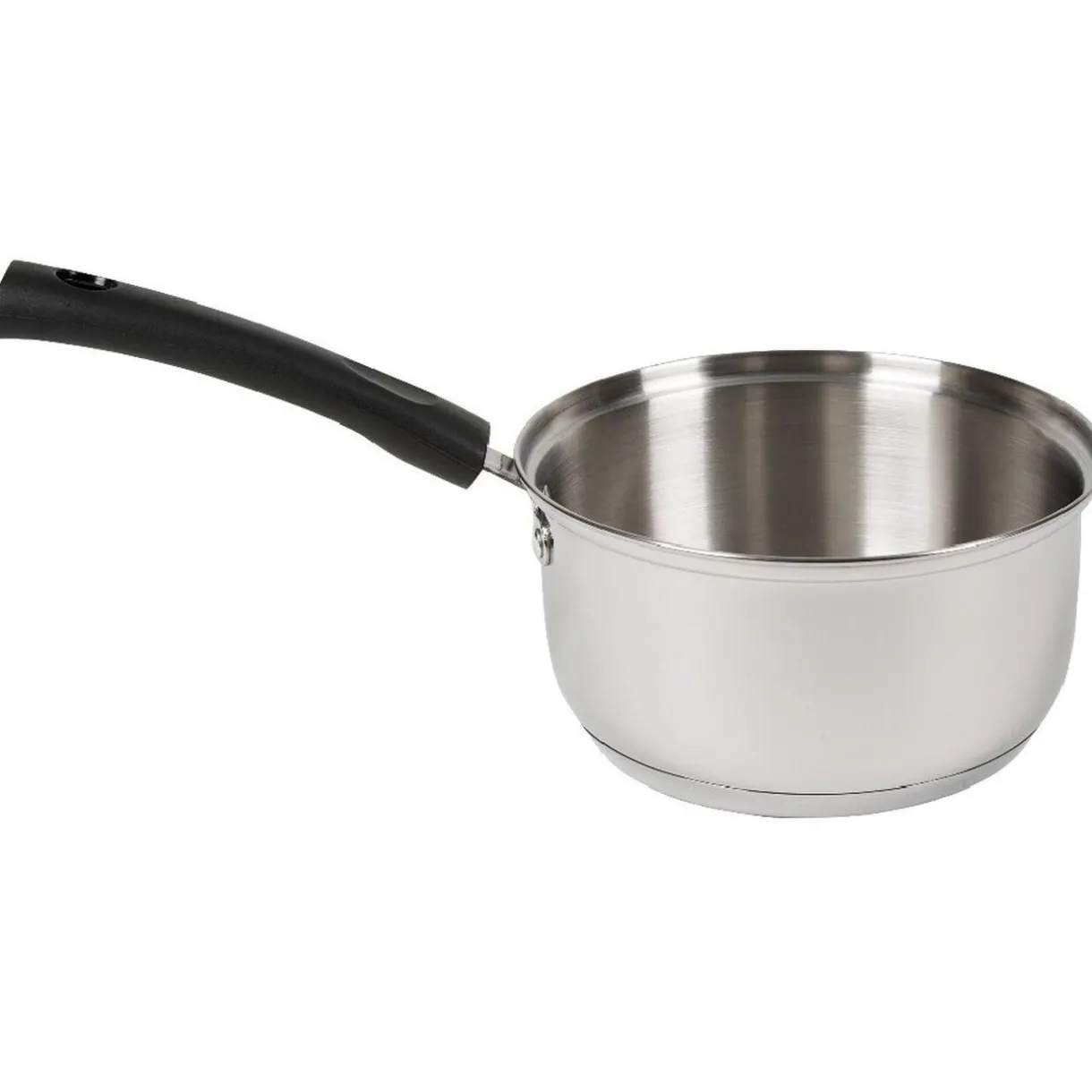 Gifi Casserole antiadhésive inox poignée bakélite noire Hot