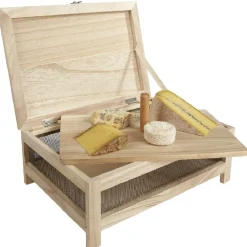 Gifi Cave à fromage bois avec plateau amovible Clearance