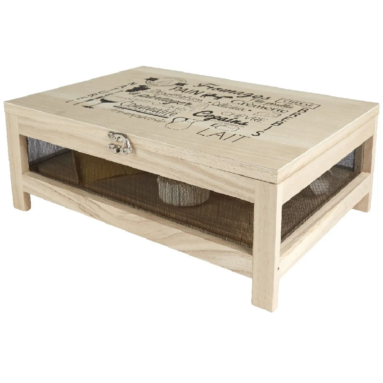 Gifi Cave à fromage bois avec plateau amovible Clearance