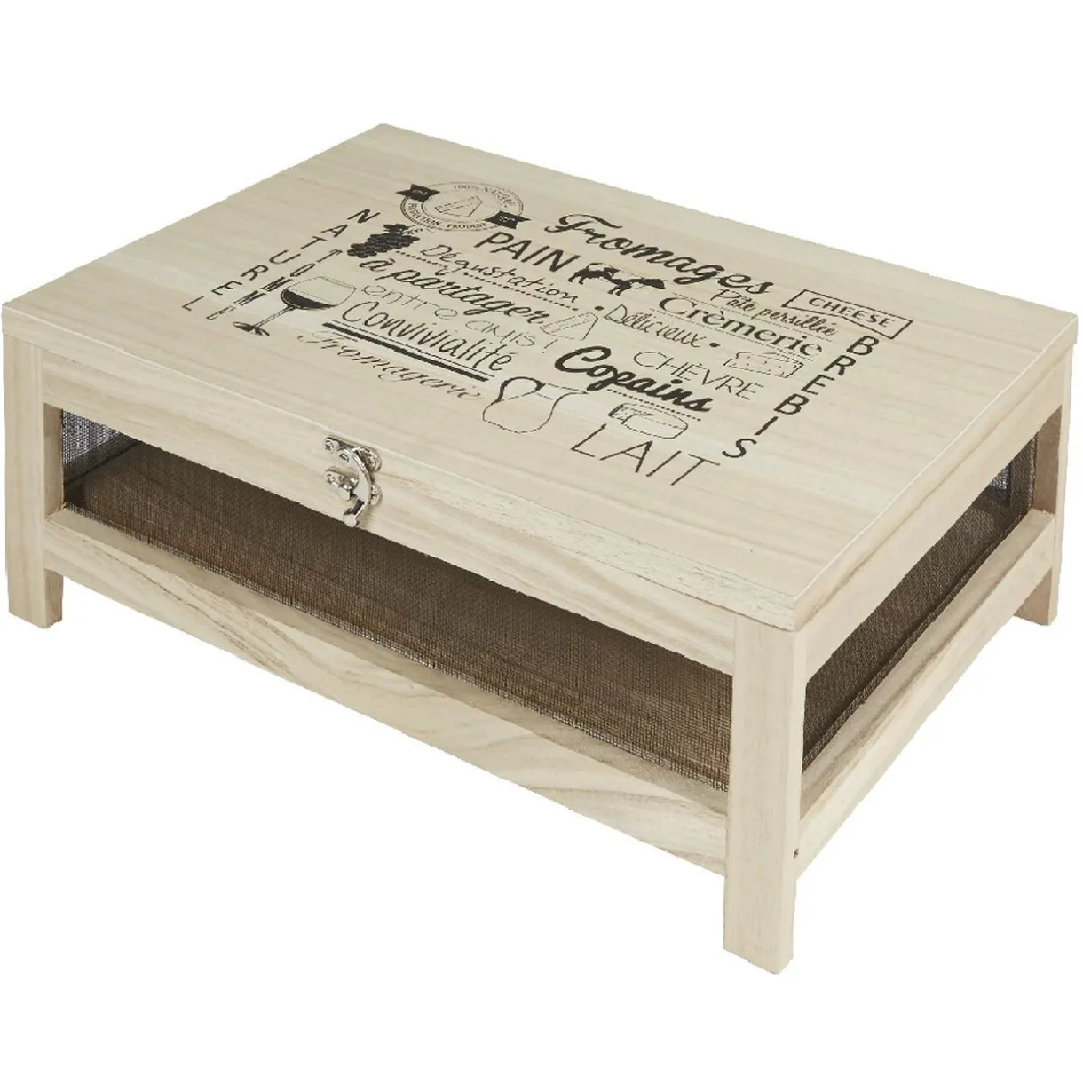 Gifi Cave à fromage bois avec plateau amovible Clearance