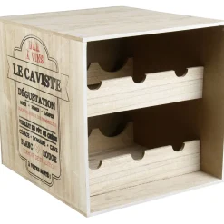 Gifi Cave à vin en bois pour 6 bouteilles Hot