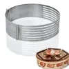 Gifi Cercle à pâtisserie extensible spécial génoise inox New