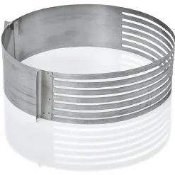 Gifi Cercle à pâtisserie extensible spécial génoise inox New