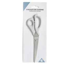 Gifi Ciseaux de cuisine en inox avec poignée plastique blanc ou noir Clearance