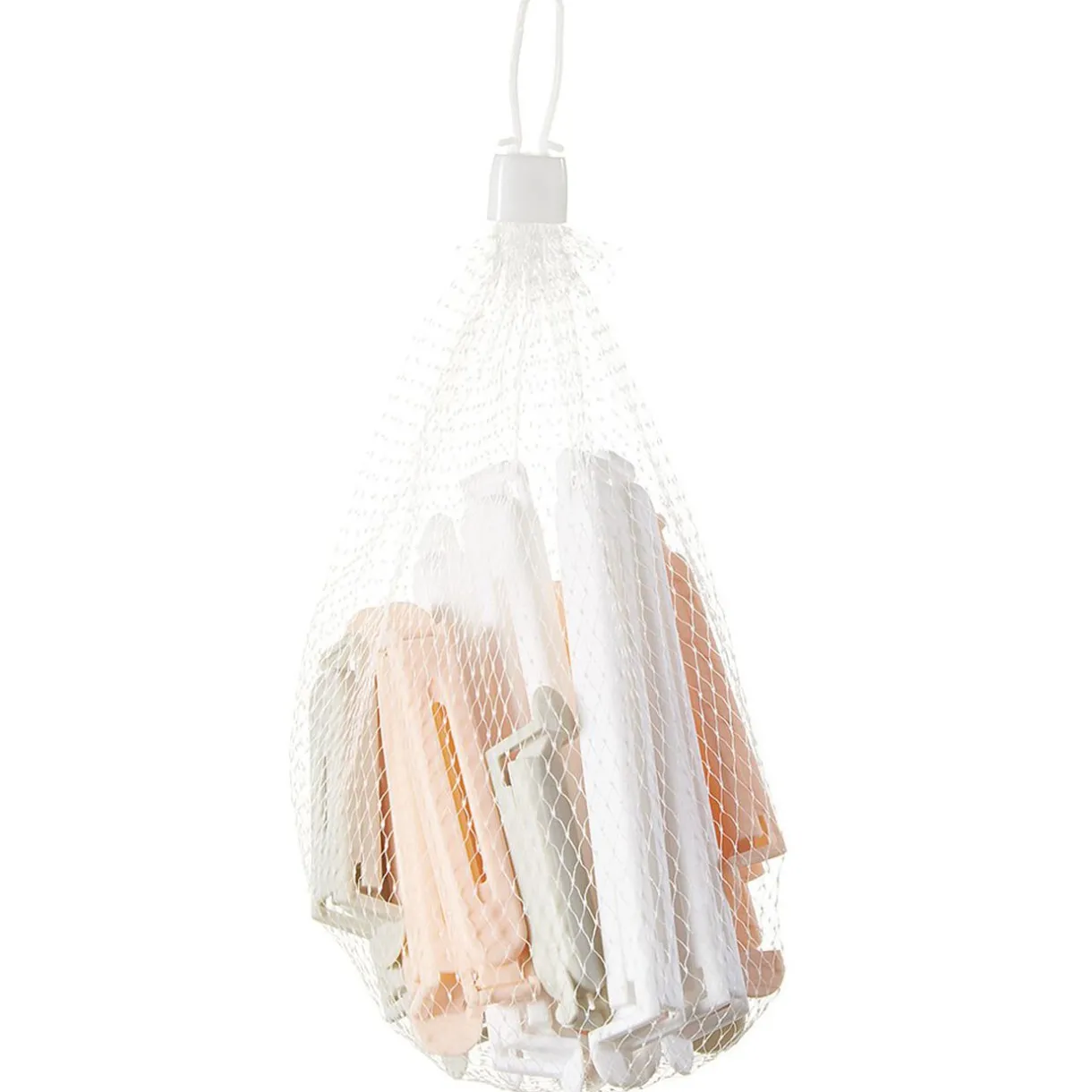Gifi Clips pince sachet 3 formats rose gris blanc x20 New