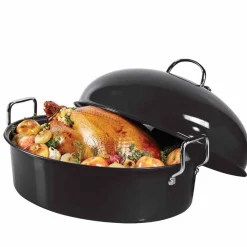Gifi Cocotte ovale XXL en fonte d'acier spécial volailles New
