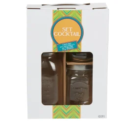 Gifi Coffret à cocktail avec shaker inox