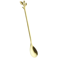 Gifi Coffret 6 petites cuillères inox doré