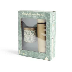 Gifi Coffret thé avec bouteille isotherme infuseur et boîte à thé Hot