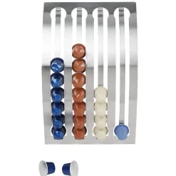 Gifi Colonne porte capsule à café gris