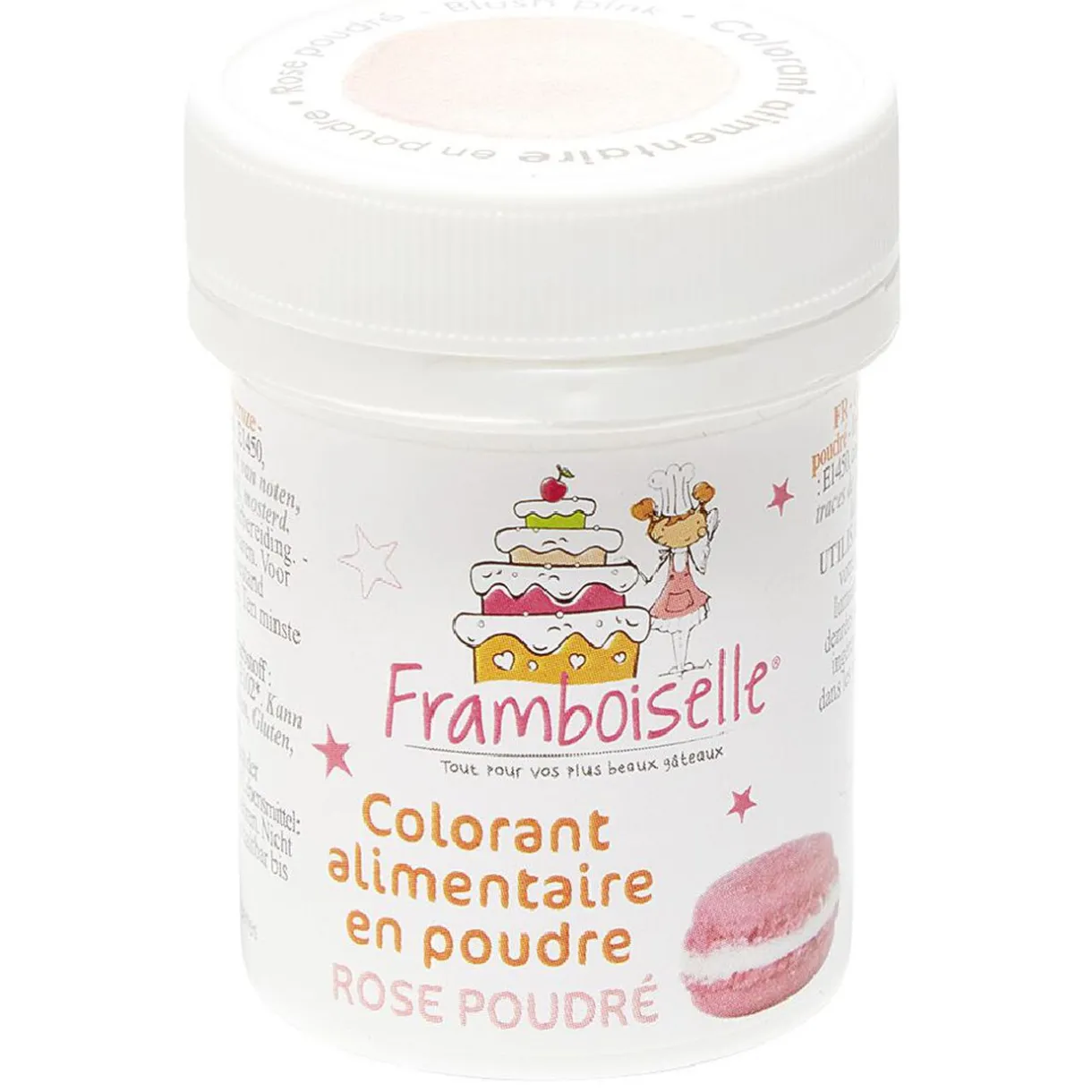 Gifi Colorant alimentaire rose en poudre Framboiselle Best