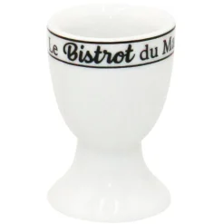 Gifi Coquetier inscription Le Bistrot du Marché noir et blanc