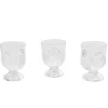 Gifi Coquetier Luminarc design poule transparent x3