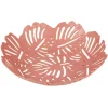 Gifi Corbeille à fruits design feuilles vert rose ou beige