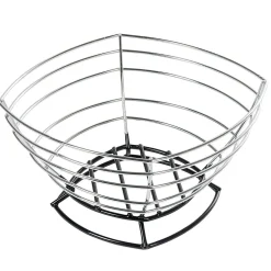 Gifi Corbeille à fruits métal filaire gris noir Discount