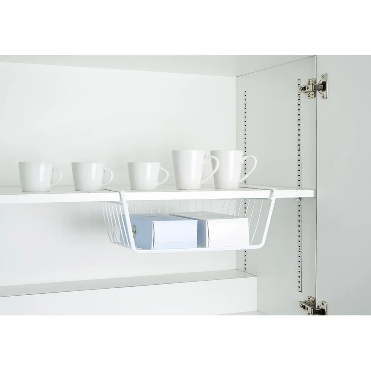 Gifi Corbeille à suspendre en métal blanc L.40 cm Clearance