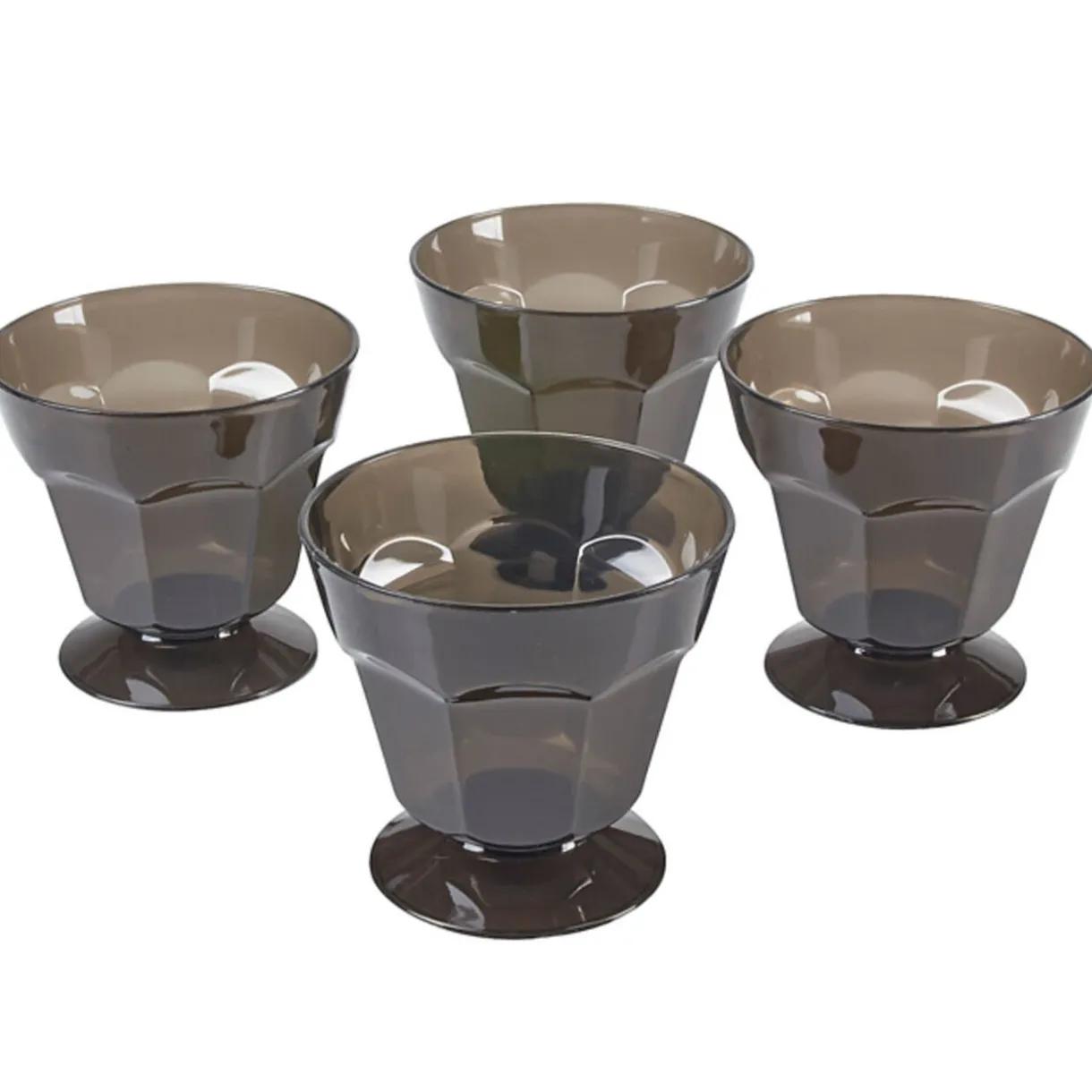 Gifi Coupe à glace plastique noire x4 New