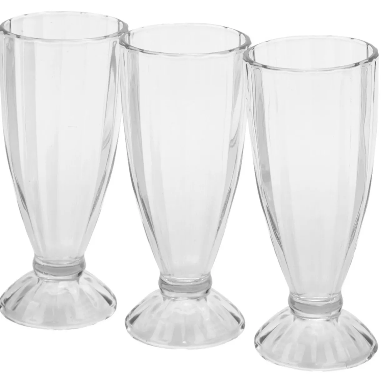 Gifi Coupe à glace transparent sundae milkshake 350 ml x3