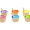 Gifi Coupelle à glace avec cuillère x6