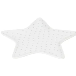 Gifi Coupelle blanche forme étoile à pois gris