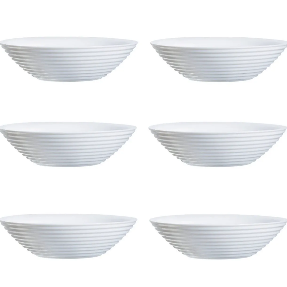 Gifi Coupelle blanche Harena bord ligne en relief x6 Sale