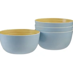 Gifi Coupelle bleu en bambou x 4