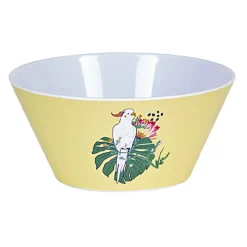 Gifi Coupelle décor oiseau et feuille jaune ou verte