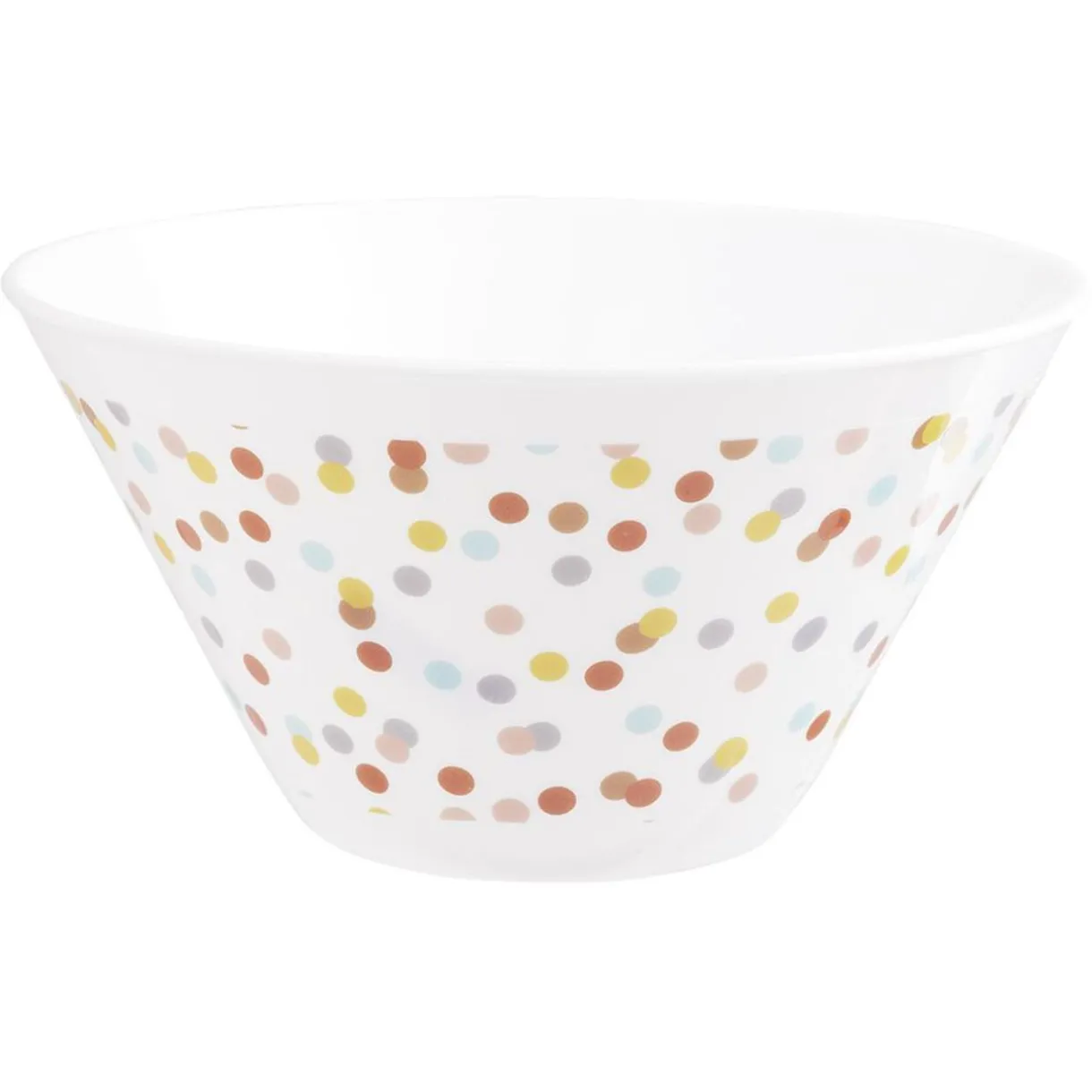 Gifi Coupelle en plastique décor pois multicolore
