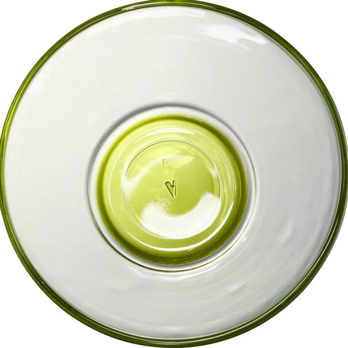Gifi Coupelle en verre avec fond coloré