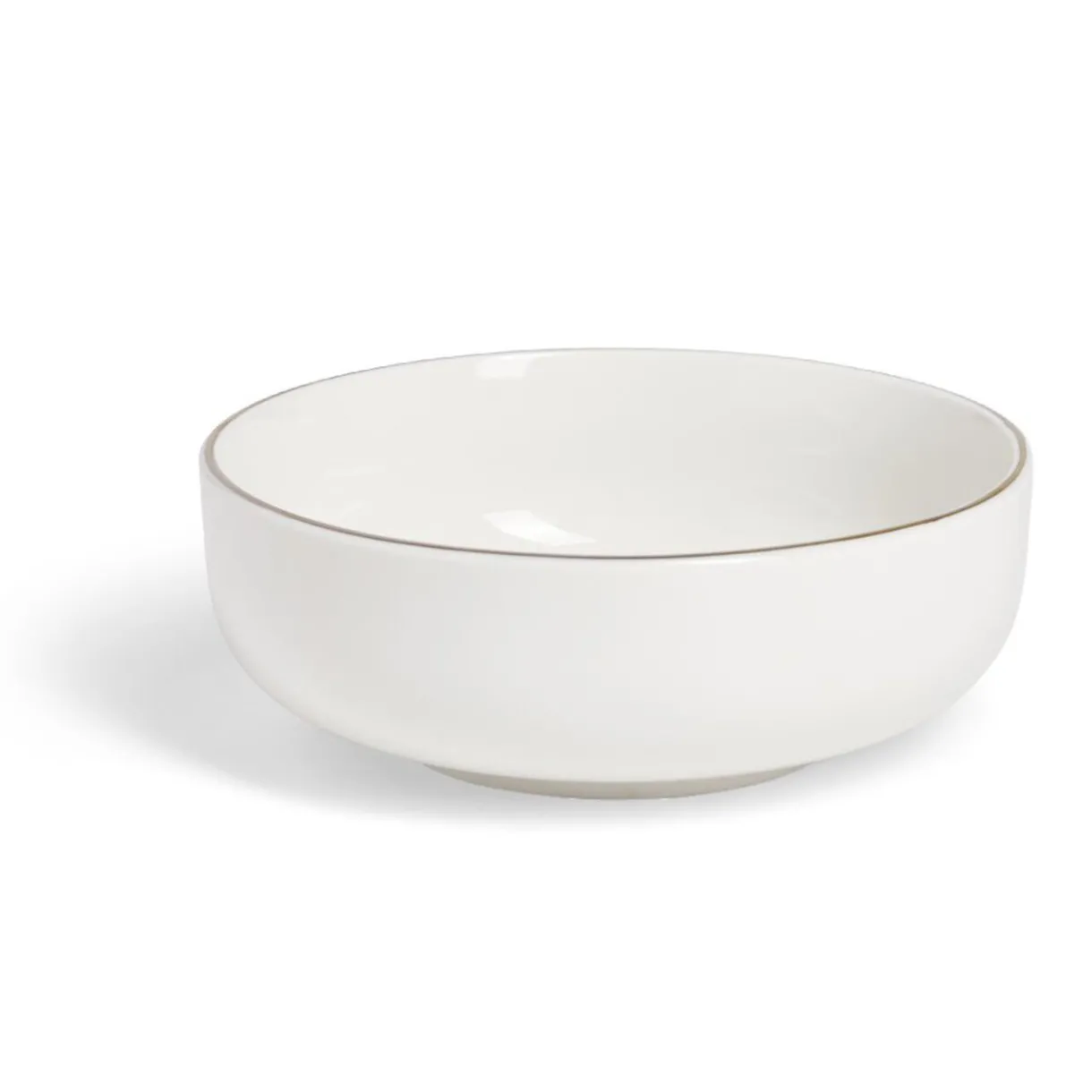 Gifi Coupelle Oslo faïence blanche avec bord doré Ø20cm Hot