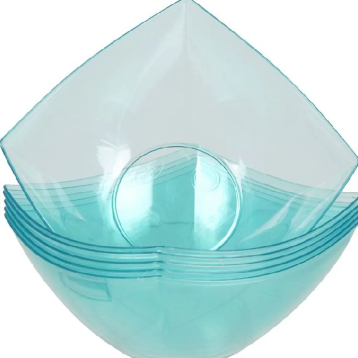 Gifi Coupelle plastique bleu transparent x6 Outlet