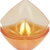 Gifi Coupelle plastique orange transparent x6