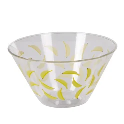 Gifi Coupelle plastique transparente décor banane