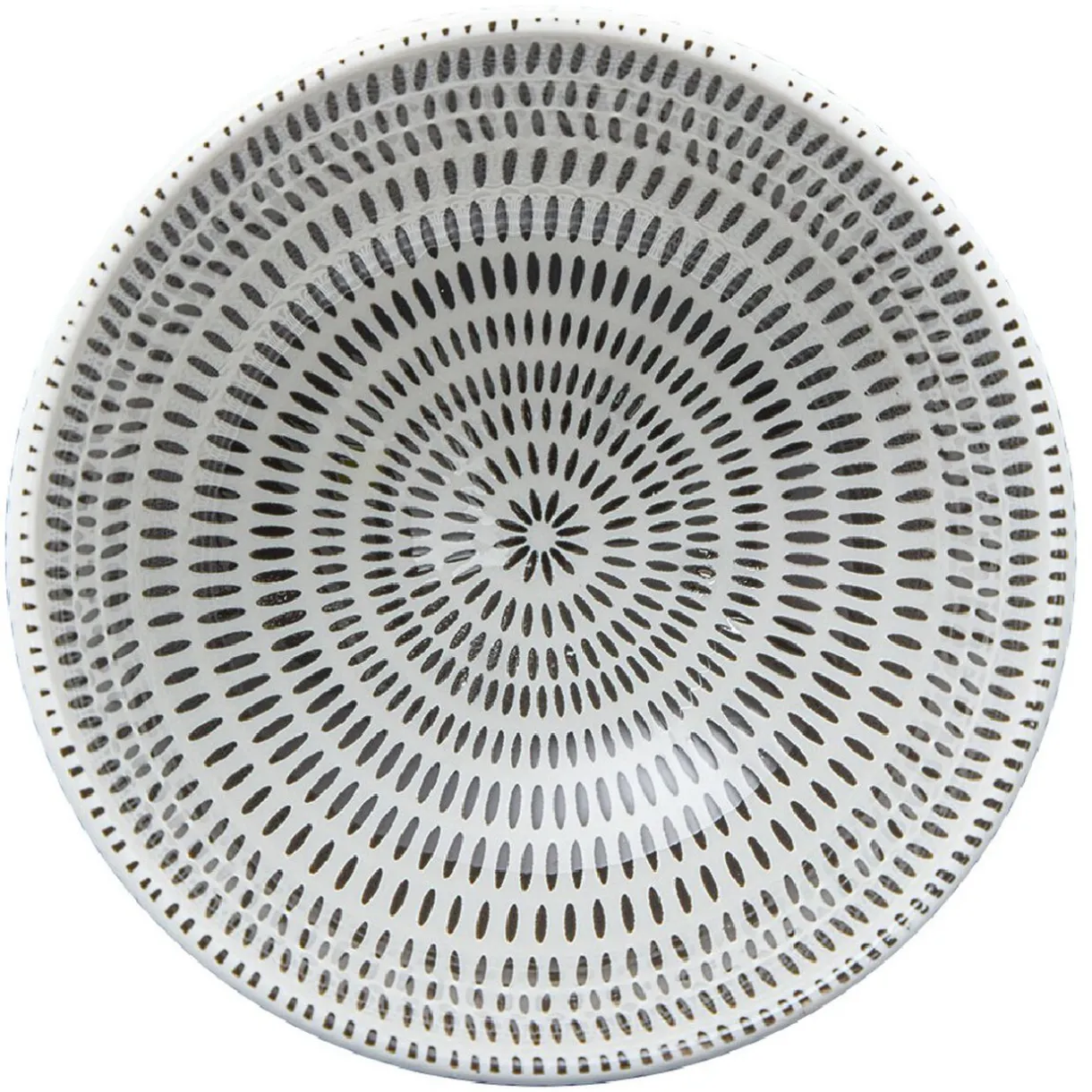 Gifi Coupelle porcelaine décor géométrique