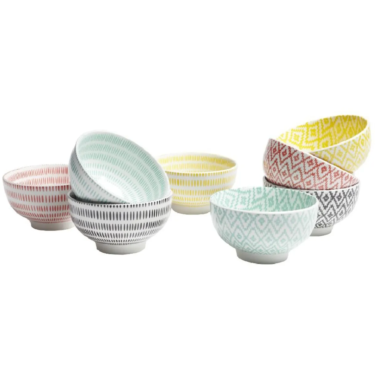 Gifi Coupelle porcelaine décor géométrique