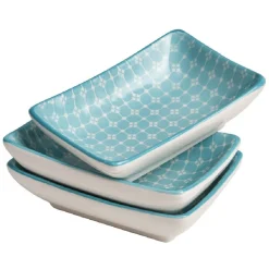 Gifi Coupelle rectangle décor cyclade x3