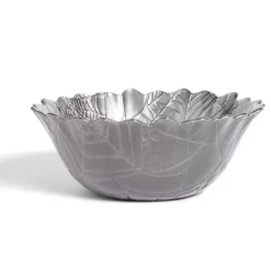 Gifi Coupelle ronde en verre design feuille gris Halloween Ø15cm