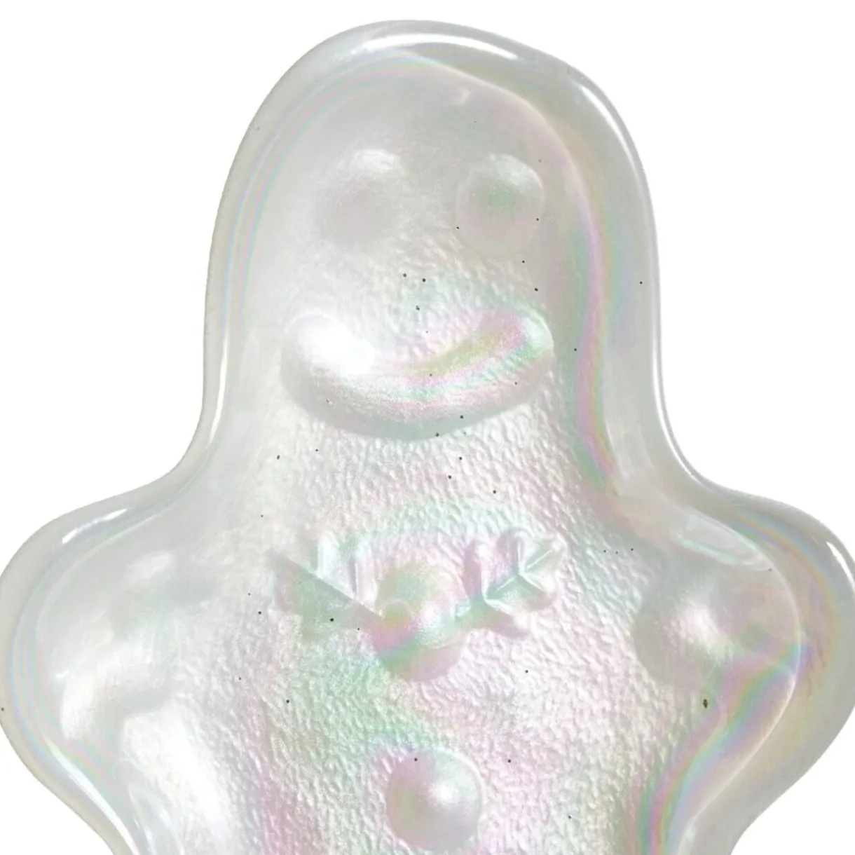 Gifi Coupelle verre bonhomme pain d'épice irisé