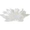 Gifi Coupelle verre flocon blanc irisé