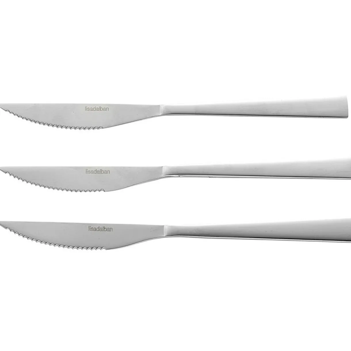 Gifi Couteau à steak x3 inox oslo