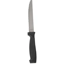 Gifi Couteau lame inox manche noir x10