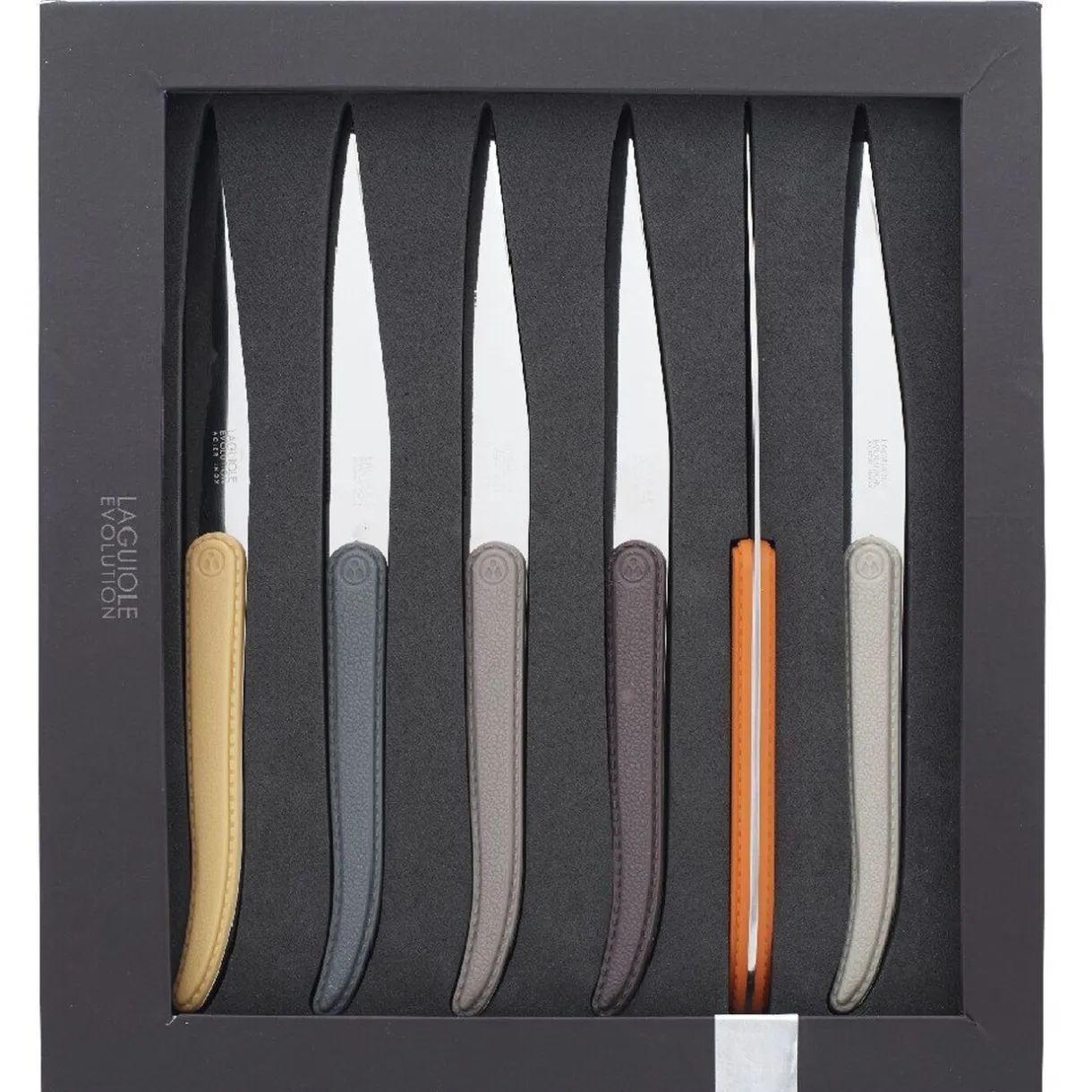 Gifi Couteau multicolore x6 laguiole